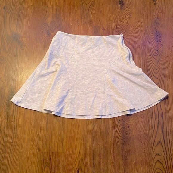 🌷 Banana Republic🌷 Light Gray Short A Line Flare Mini Skirt - Picture 2 of 8
